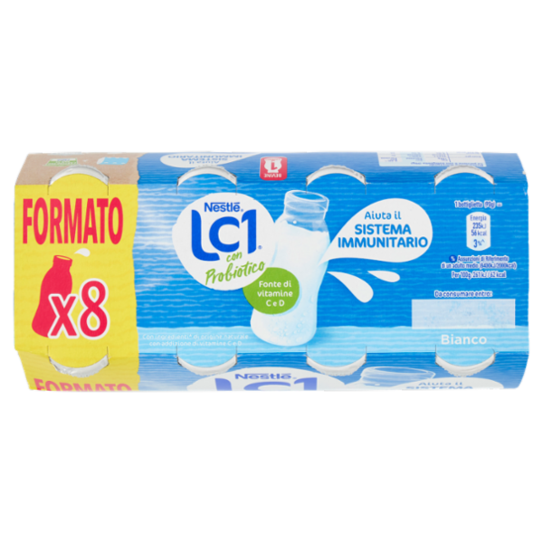NESTLÉ LC1 con Probiotico Bianco 8x90g
