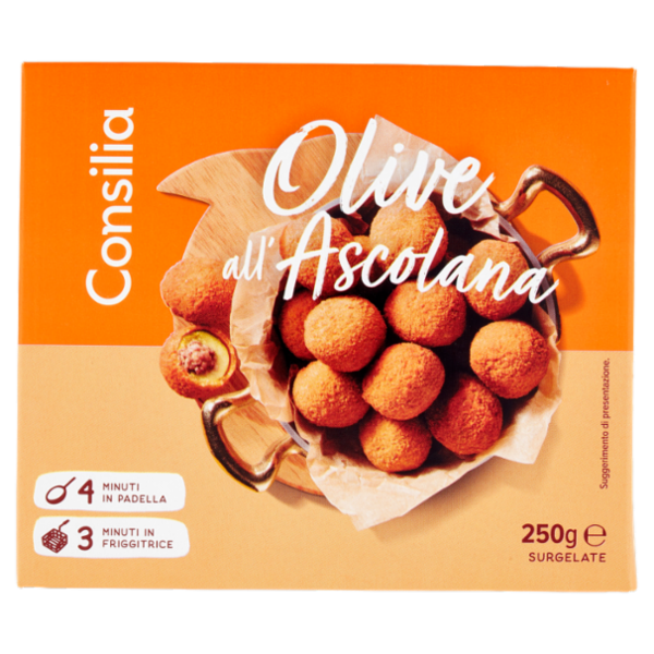 Consilia Olive Ripiene All'Ascolana Surgelate 250 g