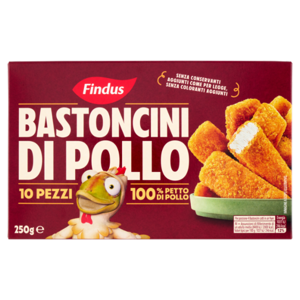 Findus 10 Bastoncini Di Pollo 250 g