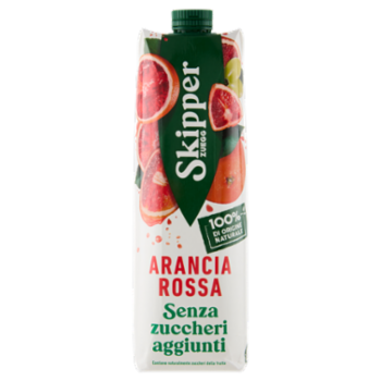 Zuegg Skipper Arancia Rossa Senza Zuccheri Aggiunti 1000 Ml