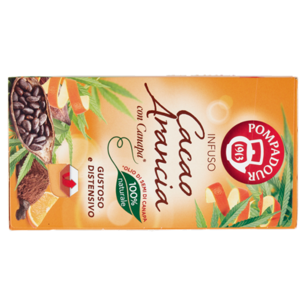 Pompadour Infuso Cacao Arancia con Canapa* 20 x 1,8 g