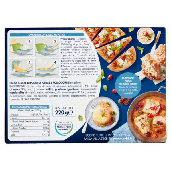 Arbi Salsa all'Astice 220 g