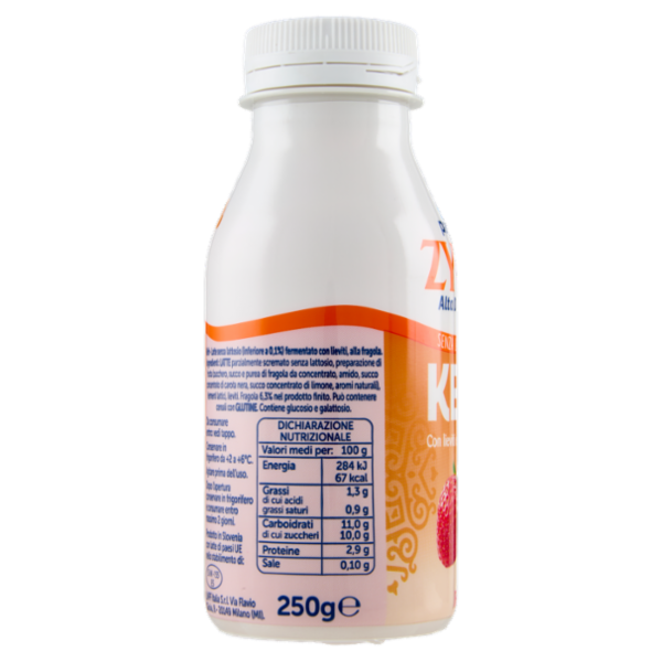 ZYMIL Alta Digeribilità Senza Lattosio Kefir Fragola 250 g