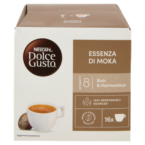 NESCAFÉ DOLCE GUSTO Espresso Essenza di Moka Caffè 16 Capsule 144g