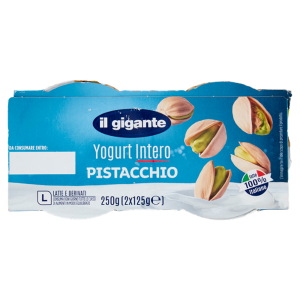 IL GIGANTE Yogurt Intero Pistacchio 2 x 125 g