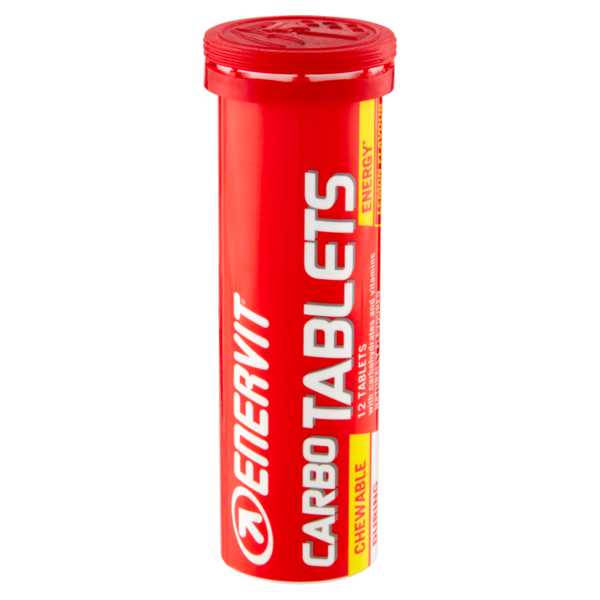 Enervit Carbo Tablets Lemon Flavour 12 x 4 g