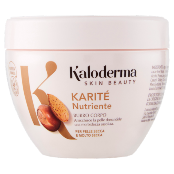 Kaloderma Karité Nutriente Burro Corpo per Pelle Secca e Molto Secca 300 ml
