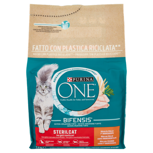 PURINA ONE Sterilcat Ricco in Pollo 2,8 kg