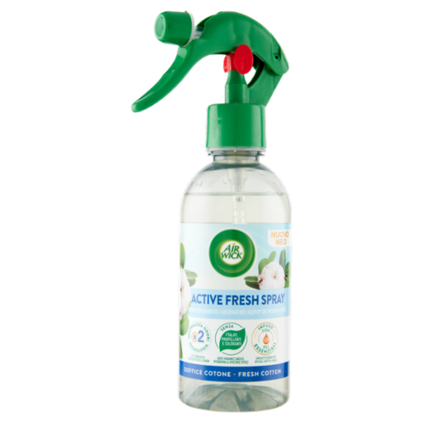 Air Wick Active Fresh Spray Soffice Cotone 237 ml