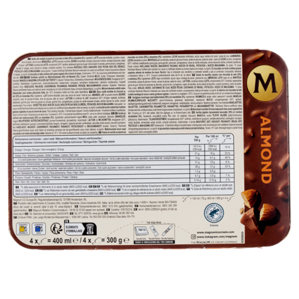 Magnum Almond 4 x 75 g