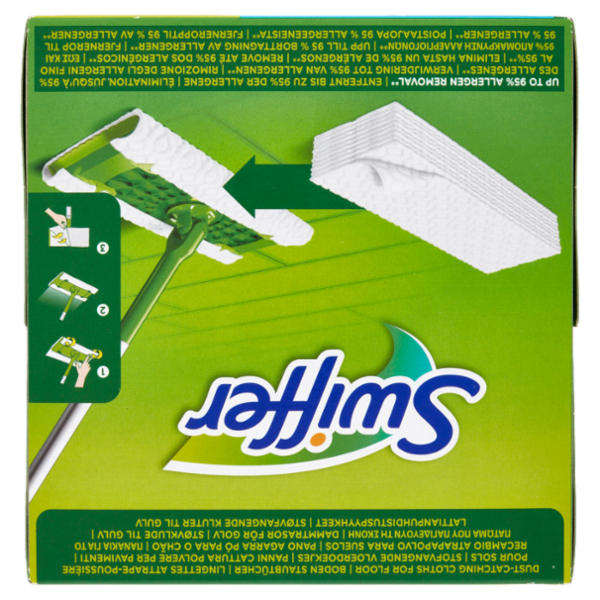 Swiffer Panni Cattura Polvere per Scopa Swiffer - Ricarica 32 Salviette