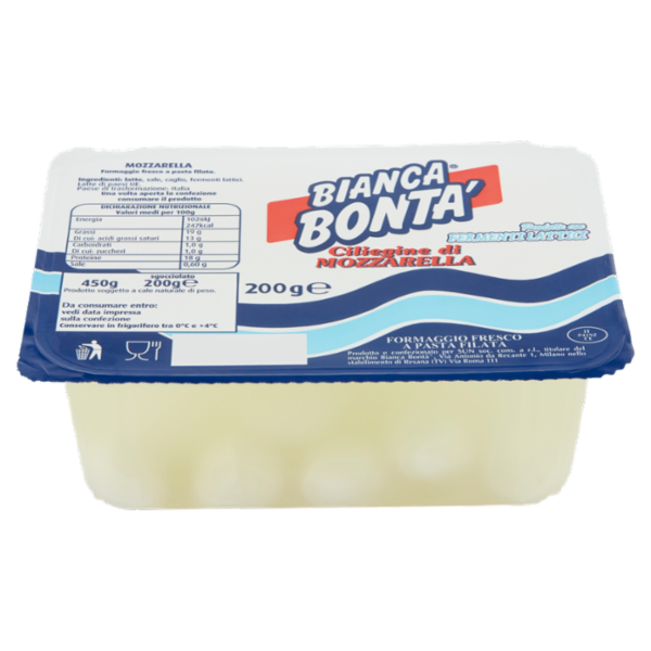 Bianca Bontà Ciliegine di Mozzarella 200 g