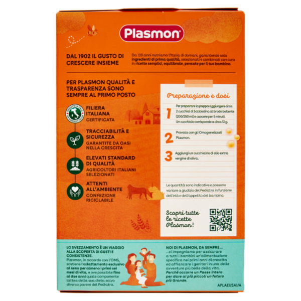 Plasmon la Pastina Sabbiolina 300 g