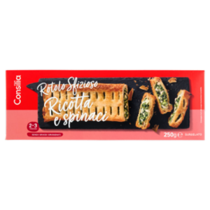 Consilia Rotolo Sfizioso Ricotta e Spinaci Surgelato 250 g