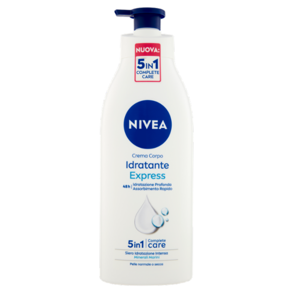 Nivea Crema Corpo Idratante Express Pelle normale o secca 500 ml
