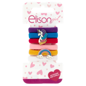 Elison Girl Accessori Per Capelli Elastici 6 Pz