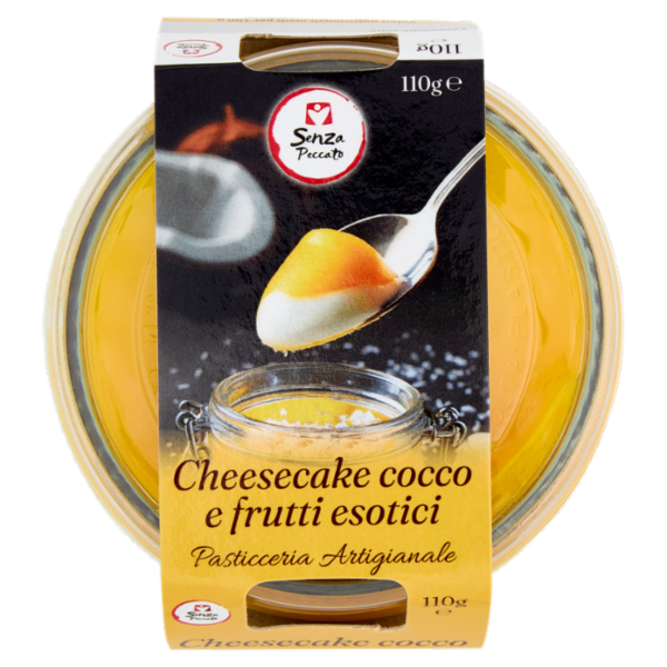 Senza Peccato Cheesecake cocco e frutti esotici 110 g