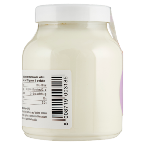 AlpiYo Yogurt di Valtellina Senza Lattosio Intero Naturale 500 g