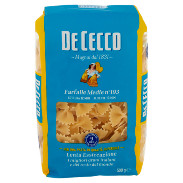 De Cecco Farfalle Medie n°193 500 g