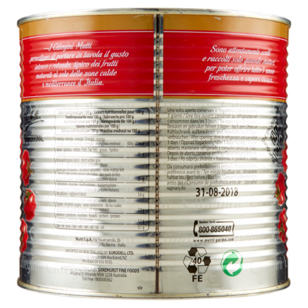 Mutti Pomodorini Ciliegini 2500 g