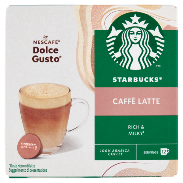 STARBUCKS Caffè Latte by Nescafé Dolce Gusto 12 Capsule 121,2g