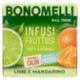 Bonomelli Infusi Fruttosi 100% Naturali Lime e Mandarino 12 Filtri 24 g