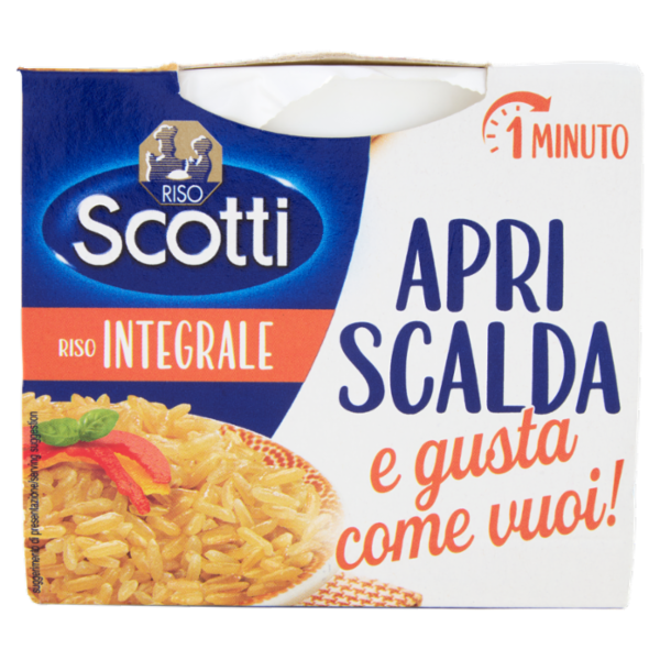 Riso Scotti Apri Scalda e gusta come vuoi! Riso Integrale 200 g