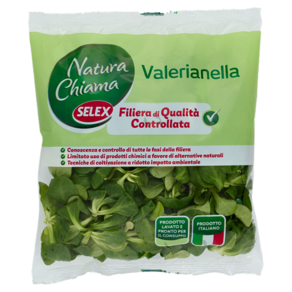 Selex Natura Chiama Valerianella Lavata e Pronta per il Consumo 80 g