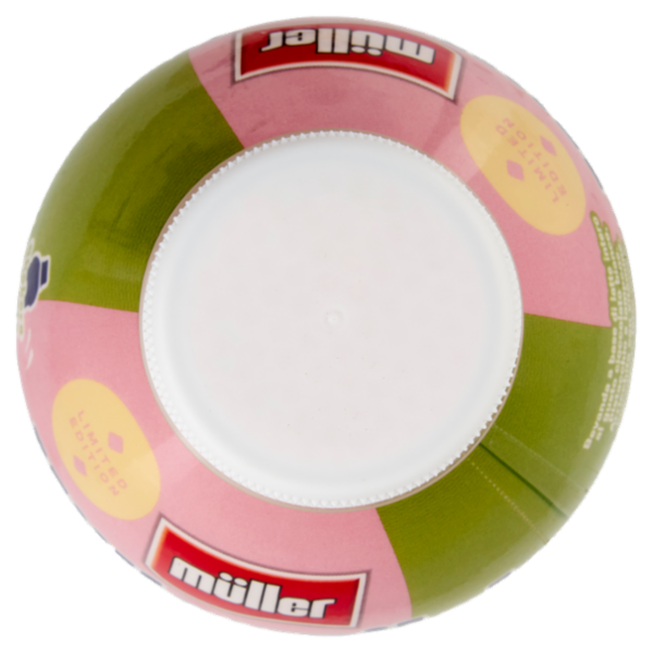 müller Müllermilch Angel Hair Style Gusto Cioccolato Bianco - Pistacchio - Lampone 418 g