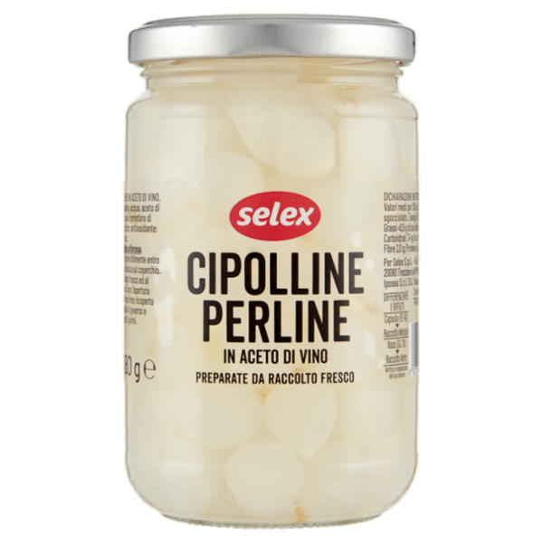Selex Cipolline Perline Aromatizzate con Aceto di Vino 300 g