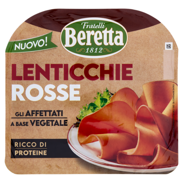 Fratelli Beretta Gli Affettati a Base Vegetale Lenticchie Rosse 90 g