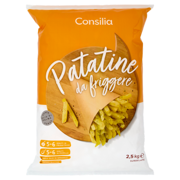 Consilia Patate Prefritte Surgelate 2,5 kg