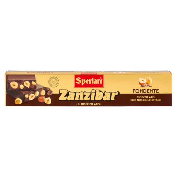 Sperlari Zanzibar il Nocciolato Fondente Cioccolato con Nocciole Intere 150 g