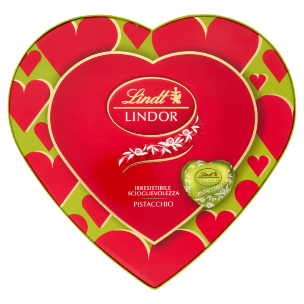 Lindt Lindor scatola cuore pistacchio 82 g