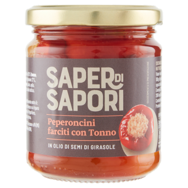 Selex Saper di Sapori Peperoncini Farciti con Tonno 180 g