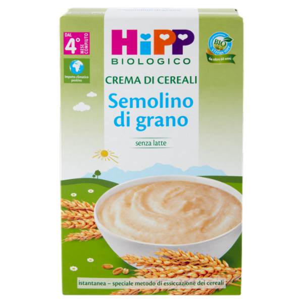 HiPP Biologico Crema di Cereali Semolino di grano 200 g