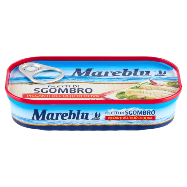 Mareblu Filetti di Sgombro Piccanti all'Olio di Oliva 90 g