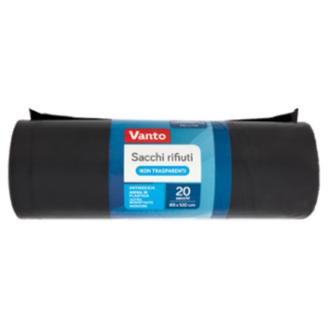 Vanto Sacchi Rifiuti Condominiali Antigoccia Nero Cm 85X120 20 Pezzi