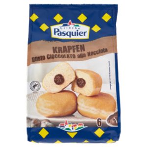 Brioche Pasquier Krapfen Gusto Cioccolato Alla Nocciola 6 x 45 g