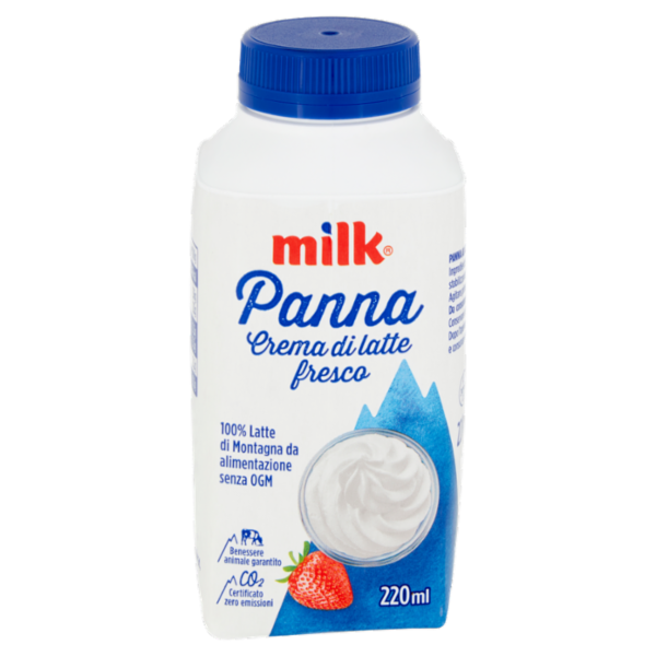 Milk Panna Crema di latte fresco 220 ml