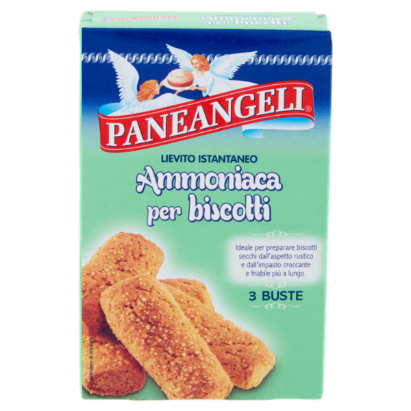 PANEANGELI Lievito Istantaneo Ammoniaca per biscotti 3 x 9 g