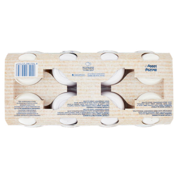 parmalat Yogurt Magro Più Cremoso in Pezzi 2 Ananas, 2 Frutti Bosco, 2 Pesca, 2 Fragola 8 x 125 g