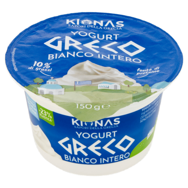 Kionas Yogurt Greco Bianco Intero 10% grassi 150 g