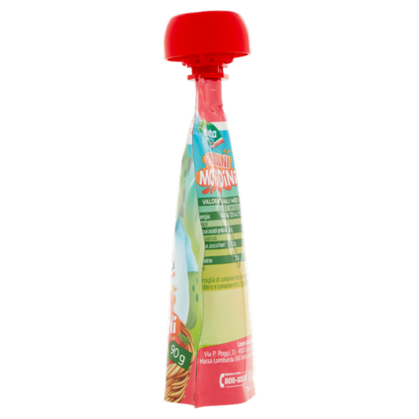 Valfrutta i Triangolini Morbidini Polpa di Mela & Fragola 90 g