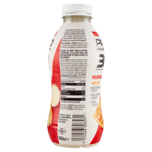 Milk Pro High Protein 30g Yogurt da Bere Apple Pie 500 g