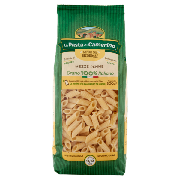 La Pasta di Camerino Mezze Penne 500 g