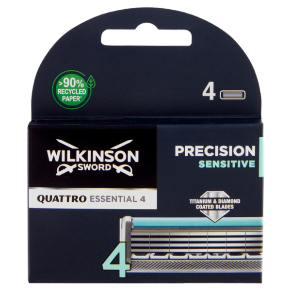 Wilkinson Sword Quattro Essential 4 Sensitive Lame x4