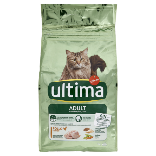 ultima Cat Adult 1-10 Anni Pollo 3 kg