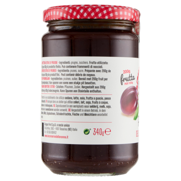 Le Conserve della Nonna Prugna dell'Emilia - Romagna 340 g