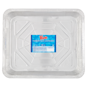 Vanto Contenitore In Alluminio 40x33x5 Cm 10 Pezzi